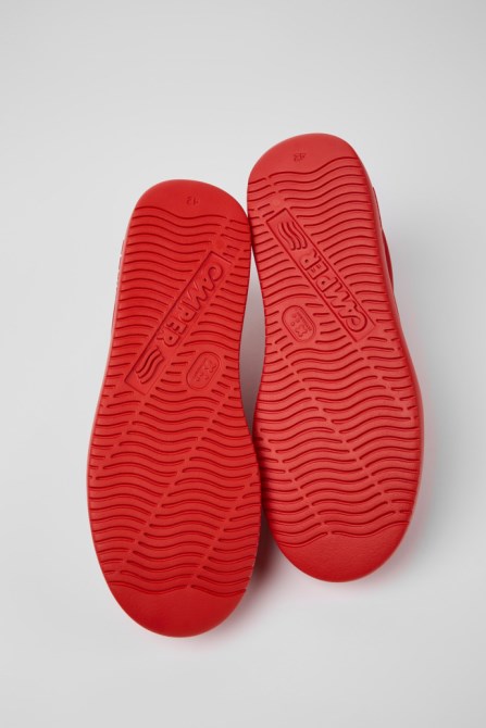 Runner K21 Red Leather Sneakers For Men Camper New Arrivals