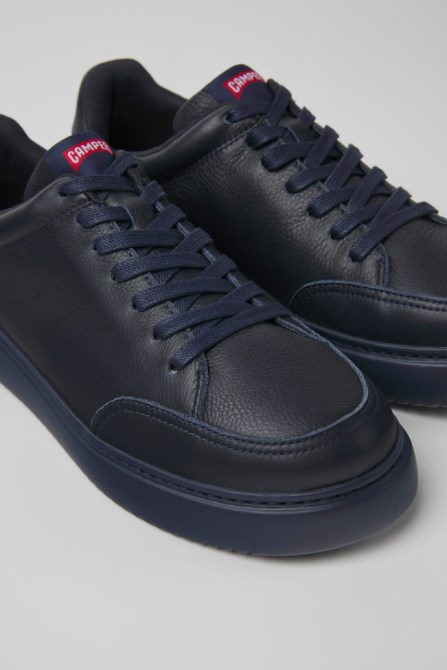 Runner K21 Blue Leather Sneakers For Men Camper New Arrivals