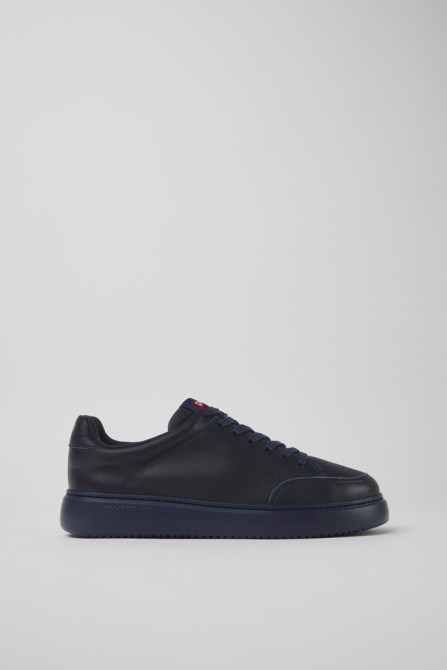 Runner K21 Blue Leather Sneakers For Men Camper New Arrivals