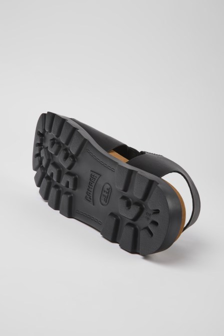Camper Design Brutus Sandal Black Leather Sandals For Men