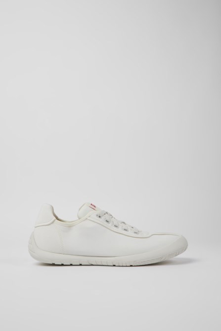 Camper Path White Textile Sneakers For Men New Arrivals