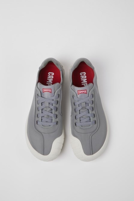 Path Gray Textile Sneakers For Men Camper New Arrivals