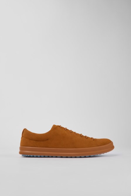 Chasis Brown Nubuck Shoes For Men Exclusive Camper