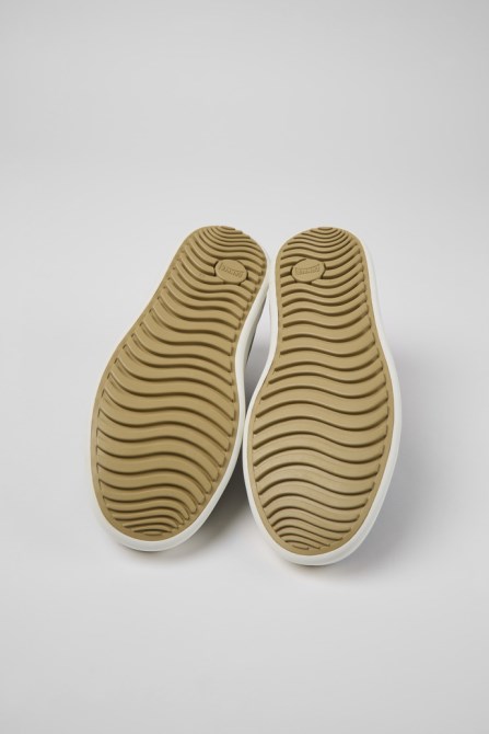 Design Chasis Blue Leather Shoes For Men Camper