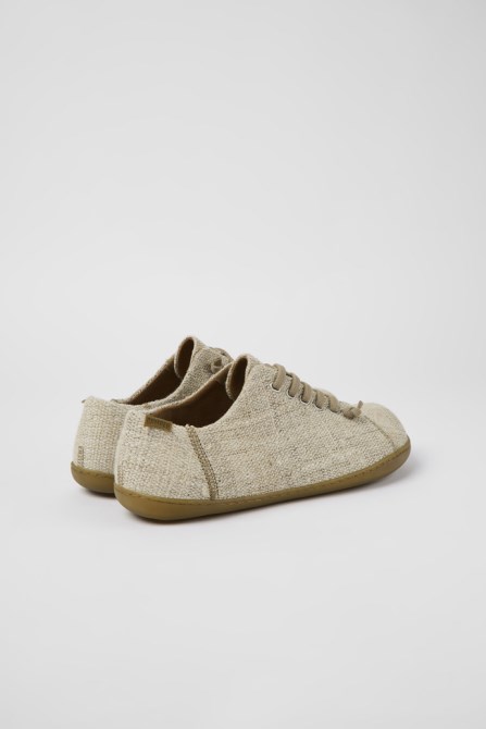 Peu Beige Textile Shoes For Men Exclusive Camper