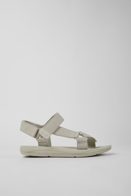 Camper Match Gray Textile Sandals For Men New Arrivals