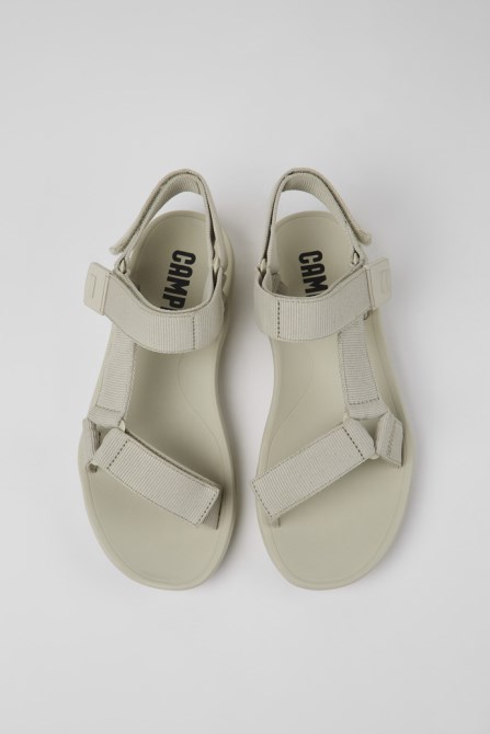 Camper Match Gray Textile Sandals For Men New Arrivals
