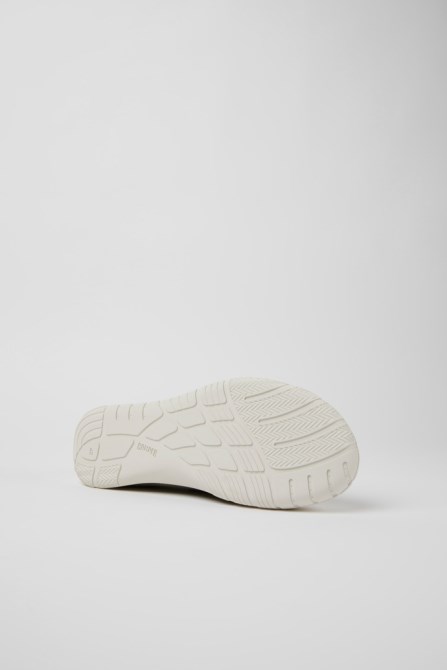 Exclusive Camper Path Green And Yellow Textile Sneakers For Men
