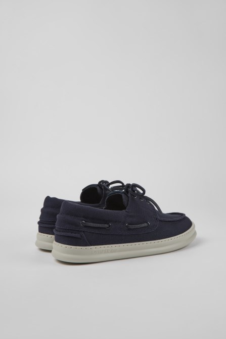 Design Runner Blue Textile Sneakers For Men Camper