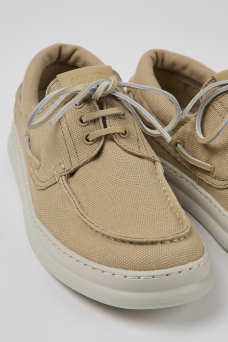 Runner Beige Textile Sneakers For Men Exclusive Camper