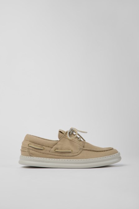 Runner Beige Textile Sneakers For Men Exclusive Camper