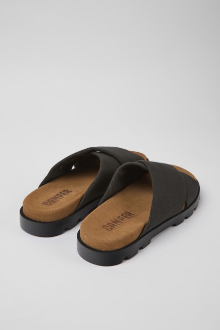 Exclusive Camper Brutus Sandal Gray Recycled Cotton Sandals For Men