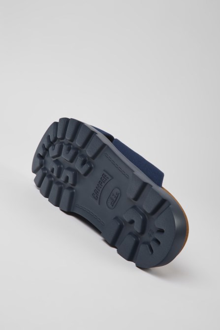 Design Brutus Sandal Blue Recycled Cotton Sandals For Men Camper