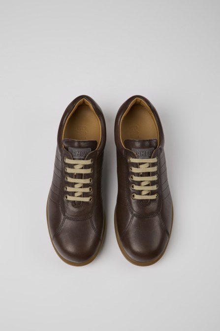 Pelotas Iconic Brown Shoe For Men Camper New Arrivals