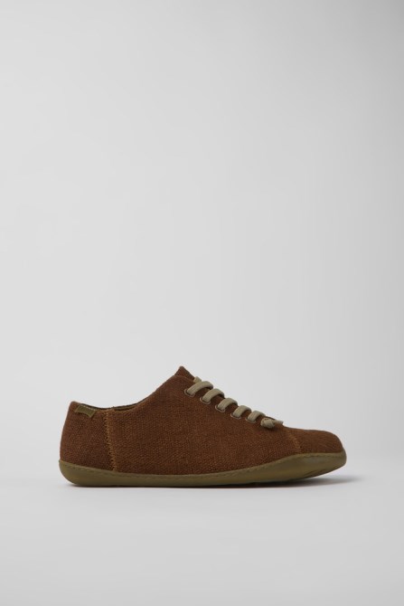 Peu Brown Textile Shoes For Men Exclusive Camper