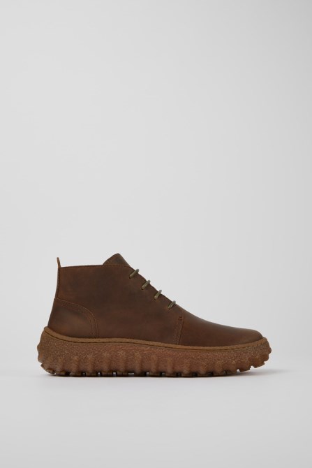 Exclusive Camper Ground Michelin Brown Lace Up Ankle Boot For Men