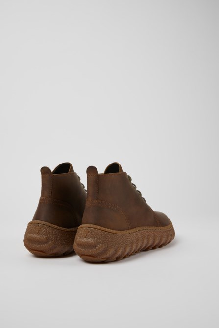 Exclusive Camper Ground Michelin Brown Lace Up Ankle Boot For Men