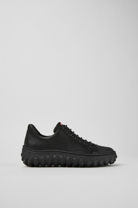 Exclusive Camper Ground Black Leather Shoes For Men