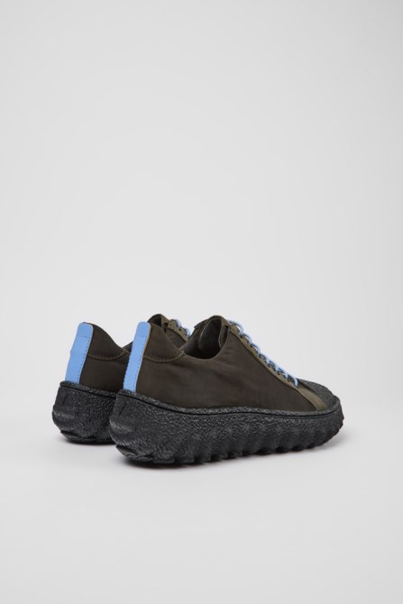 Ground Green Textile And Nubuck Shoes For Men Exclusive Camper