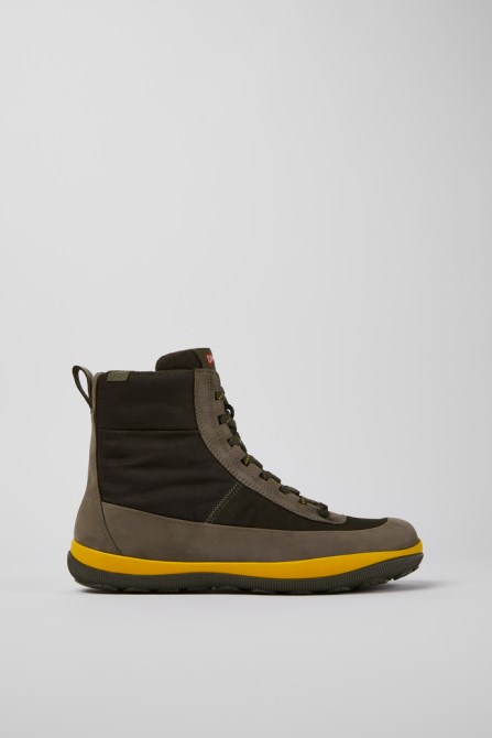 Peu Pista Green Boots For Men Camper New Arrivals