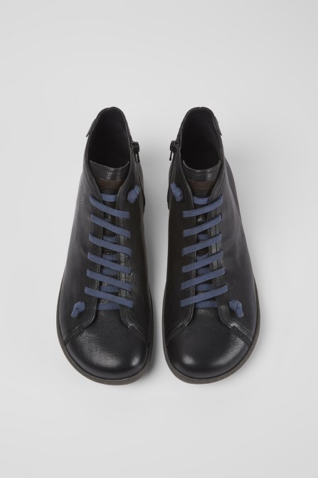Peu Black Ankle Boot For Men Camper New Arrivals