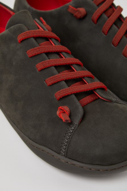 Exclusive Camper Peu Gray Leather Shoes For Men