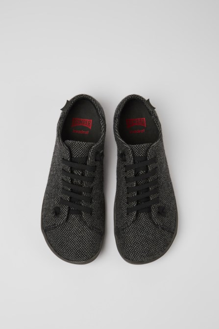 Peu Gray Wool And Viscose Shoes For Men Camper New Arrivals