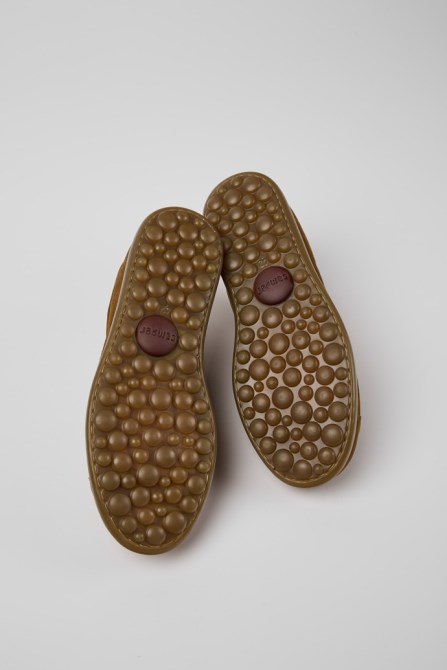 Camper Pelotas Brown Nubuck Sneakers For Men New Arrivals