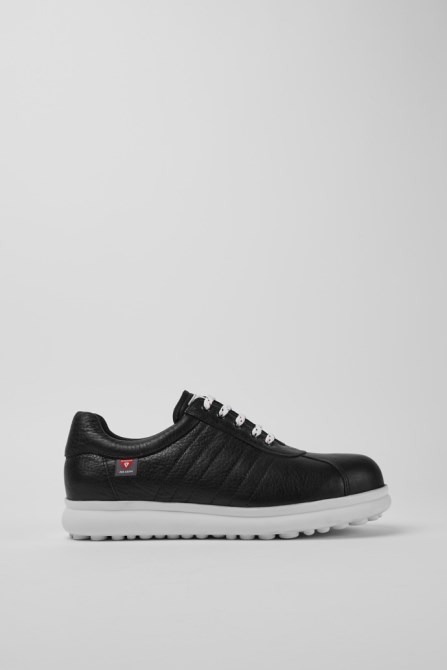 Camper Design Pelotas Protect Black Leather Sneakers For Men