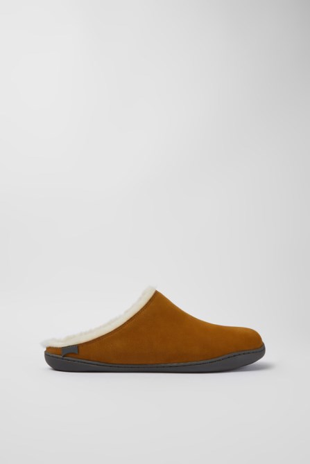 Camper Design Peu Brown Nubuck Shoes For Men