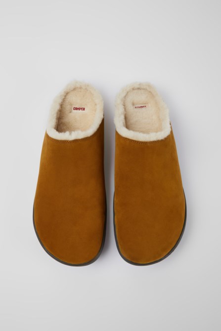 Camper Design Peu Brown Nubuck Shoes For Men