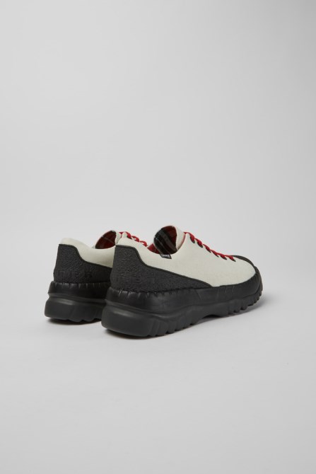 Design Teix White Rubber And Bci Cotton Shoes Camper