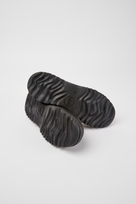 Design Teix Black Rubber And Bci Cotton Boots Camper