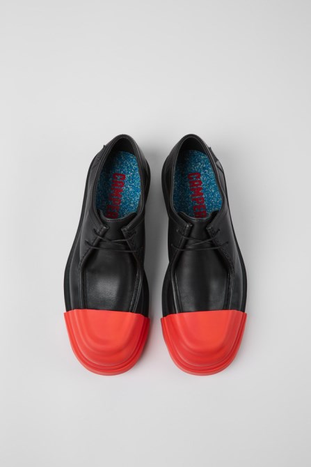 Exclusive Camper Junction Black Leather Shoes For Men