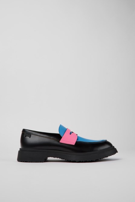 Camper Design Twins Multicolored Leather Loafers For Men