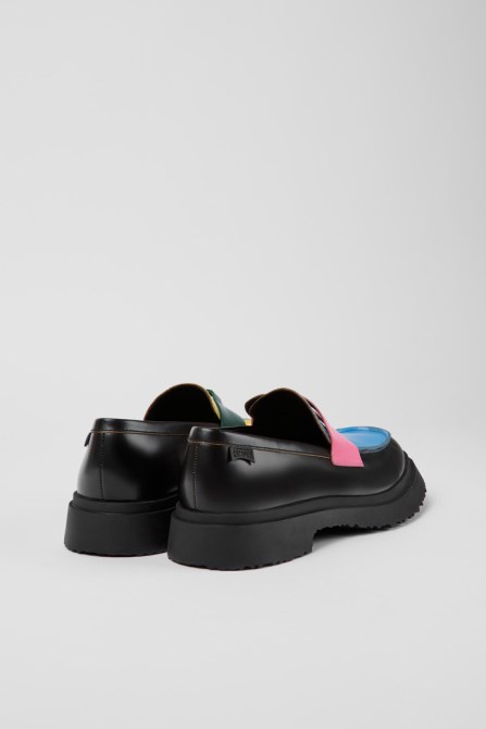 Camper Design Twins Multicolored Leather Loafers For Men