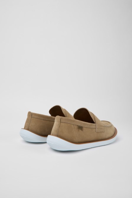 Exclusive Camper Wagon Beige Nubuck Shoes For Men