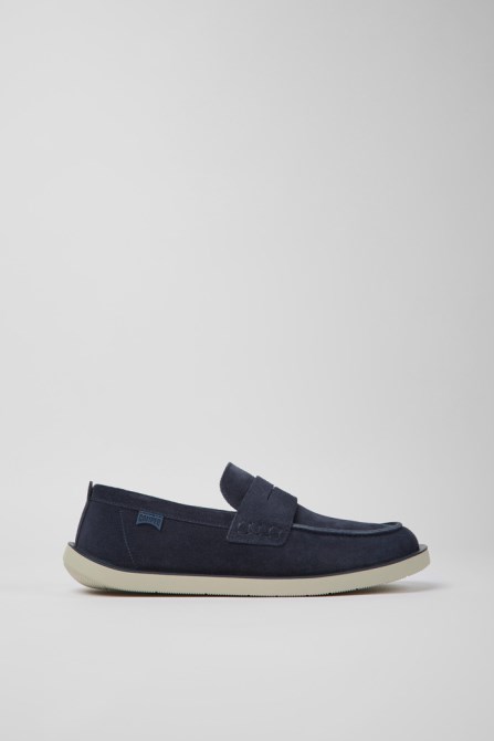 Exclusive Camper Wagon Blue Nubuck Shoes For Men