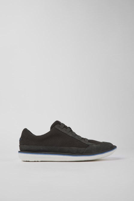 Beetle Gray Textile And Nubuck Shoes For Men Exclusive Camper