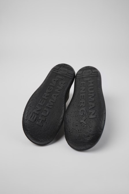 Design Beetle Gray Textile And Nubuck Shoes For Men Camper