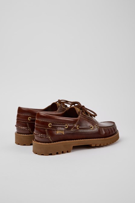 Camper Nautico Brown Boat Shoe For Men New Arrivals