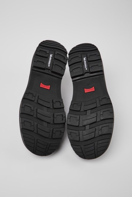 Brutus Trek Michelin Black Leather Shoes For Men Camper New Arrivals