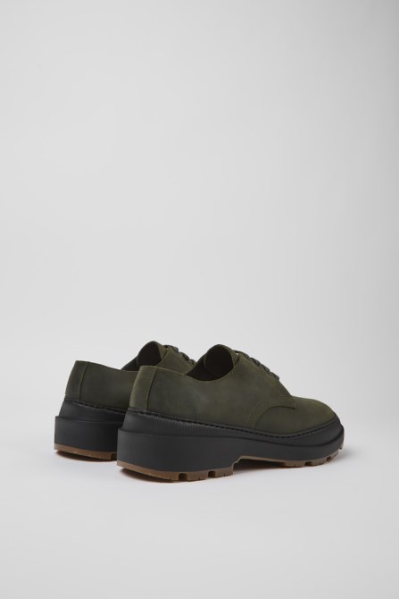 Exclusive Camper Brutus Trek Michelin Dark Green Nubuck Shoes For Men