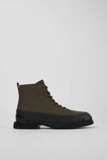 Pix Smart Khaki Lace Up Boot For Men Exclusive Camper