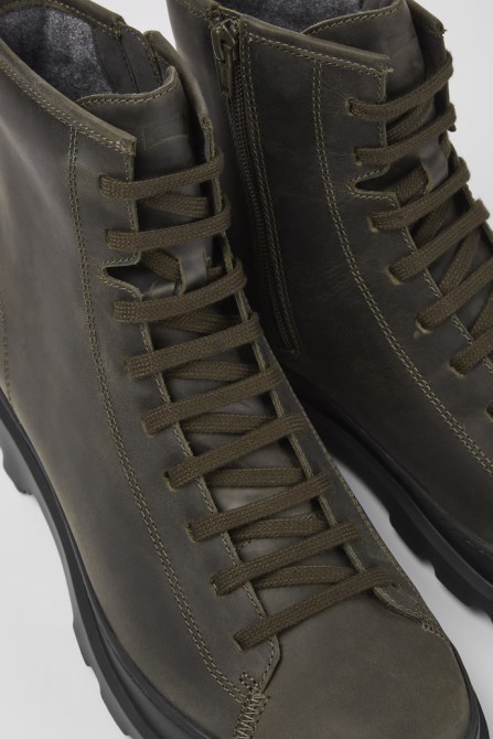 Exclusive Camper Brutus Green Medium Lace Boot For Men