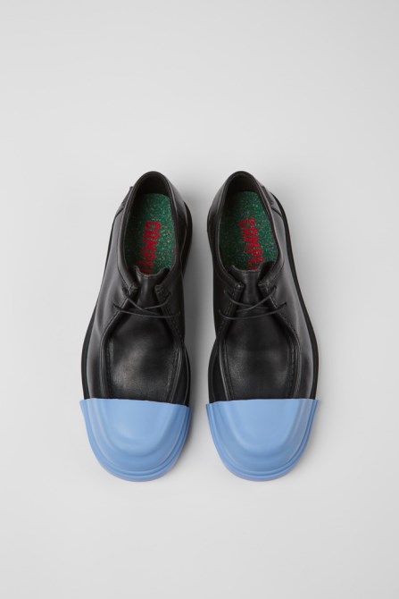 Camper Design Junction Black Leather Shoes For Men