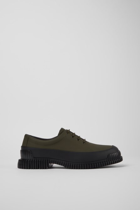 Camper Pix Smart Green Lace Up Shoe For Men New Arrivals