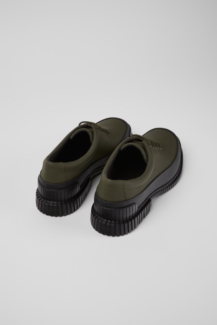 Camper Pix Smart Green Lace Up Shoe For Men New Arrivals