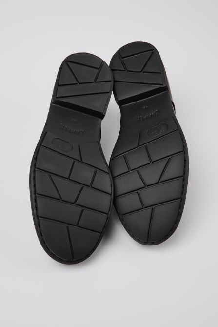 Exclusive Camper Twins Black Leather Lace-Up Shoes For Men