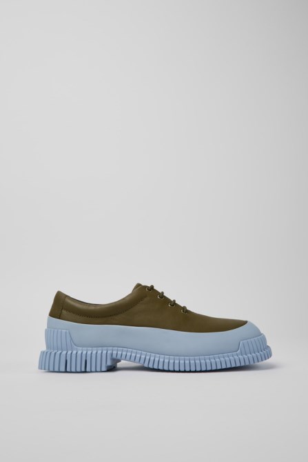 Pix Green And Blue Leather Men's Shoes Exclusive Camper